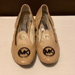 Michael Kors MK Leather Ballet Flats Women's